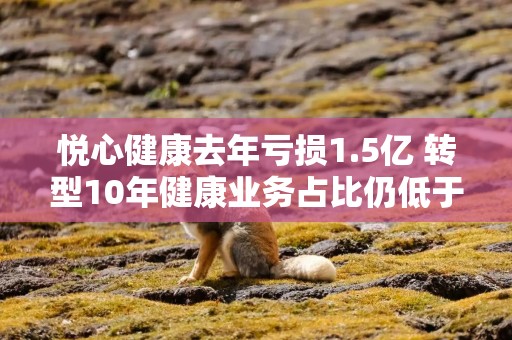 悦心健康去年亏损1.5亿 转型10年健康业务占比仍低于10%