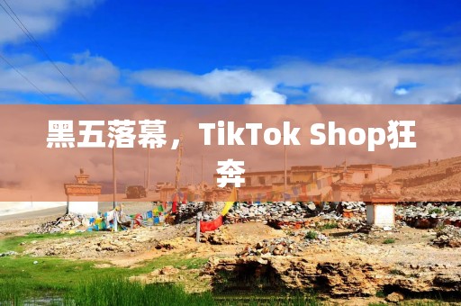 黑五落幕，TikTok Shop狂奔