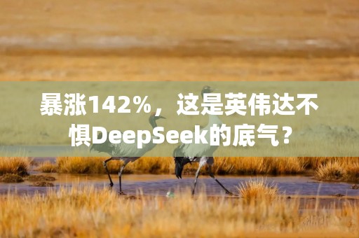 暴涨142%，这是英伟达不惧DeepSeek的底气？