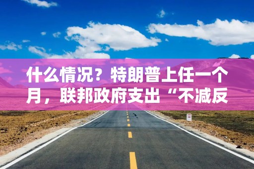 什么情况？特朗普上任一个月，联邦政府支出“不减反增”了……