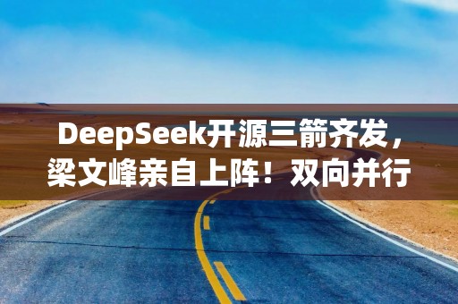 DeepSeek开源三箭齐发，梁文峰亲自上阵！双向并行LLM训练飙升