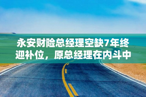 永安财险总经理空缺7年终迎补位，原总经理在内斗中离任