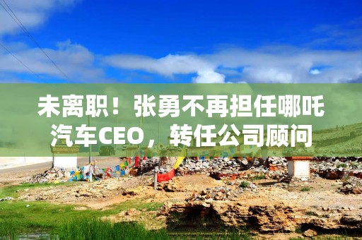 未离职！张勇不再担任哪吒汽车CEO，转任公司顾问