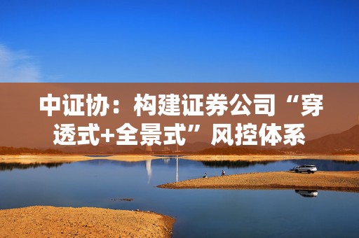 中证协：构建证券公司“穿透式+全景式”风控体系
