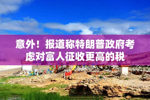 意外！报道称特朗普政府考虑对富人征收更高的税
