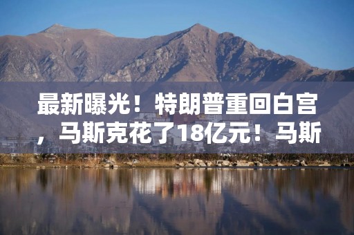 最新曝光！特朗普重回白宫，马斯克花了18亿元！马斯克扛着儿子现身国会大厦参会