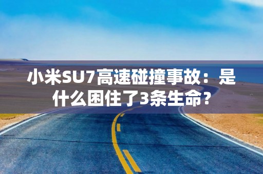 小米SU7高速碰撞事故：是什么困住了3条生命？