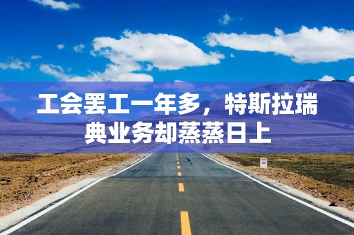 工会罢工一年多，特斯拉瑞典业务却蒸蒸日上
