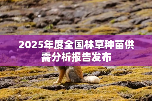 2025年度全国林草种苗供需分析报告发布