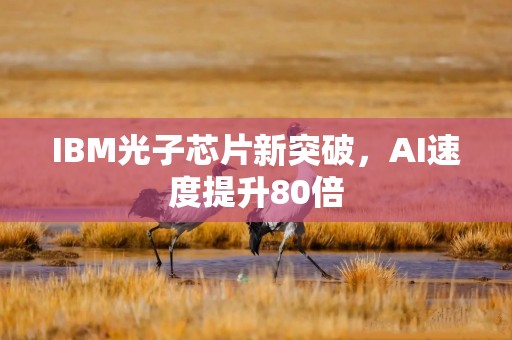 IBM光子芯片新突破，AI速度提升80倍