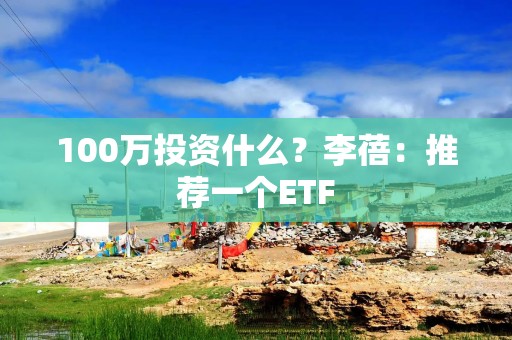 100万投资什么？李蓓：推荐一个ETF