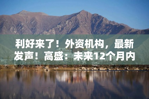 利好来了！外资机构，最新发声！高盛：未来12个月内沪深300指数有15%上涨空间