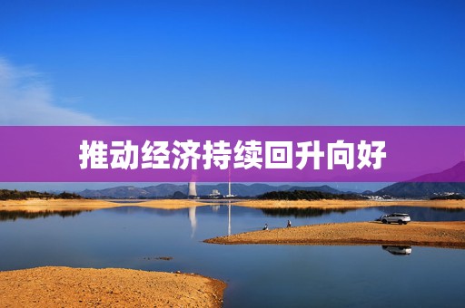 推动经济持续回升向好