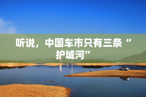 听说，中国车市只有三条“护城河”