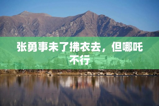 张勇事未了拂衣去，但哪吒不行