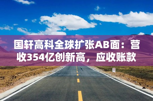 国轩高科全球扩张AB面：营收354亿创新高，应收账款189亿存隐忧