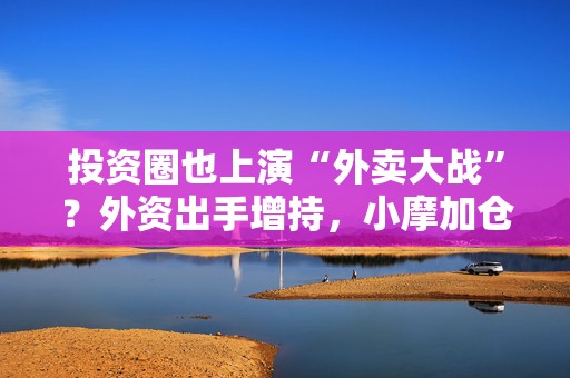 投资圈也上演“外卖大战”？外资出手增持，小摩加仓美团，贝莱德、先锋买京东