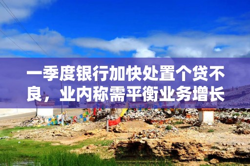一季度银行加快处置个贷不良，业内称需平衡业务增长与风险控制