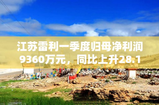 江苏雷利一季度归母净利润9360万元，同比上升28.1%