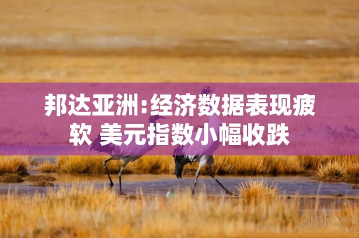 邦达亚洲:经济数据表现疲软 美元指数小幅收跌