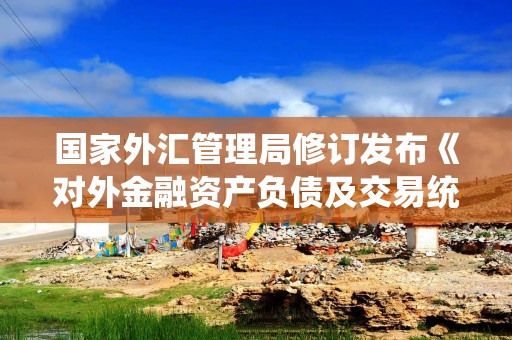 国家外汇管理局修订发布《对外金融资产负债及交易统计制度》
