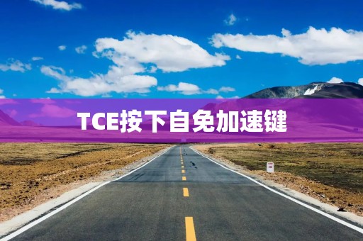 TCE按下自免加速键