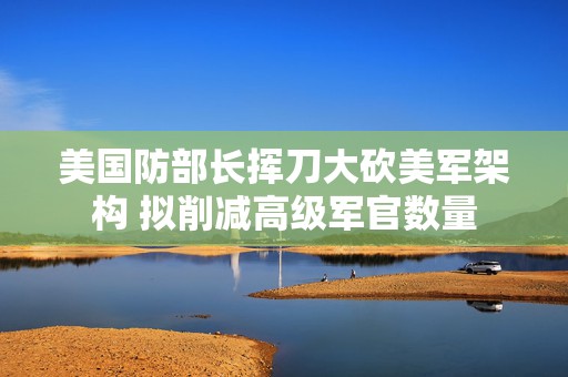 美国防部长挥刀大砍美军架构 拟削减高级军官数量