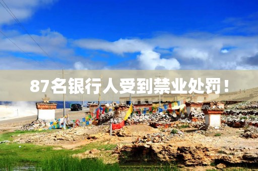 87名银行人受到禁业处罚！