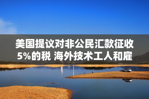 美国提议对非公民汇款征收5%的税 海外技术工人和雇主承压
