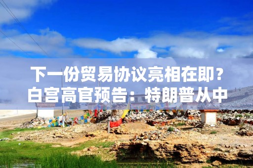 下一份贸易协议亮相在即？白宫高官预告：特朗普从中东回国后将宣布！