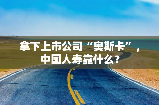拿下上市公司“奥斯卡”，中国人寿靠什么？
