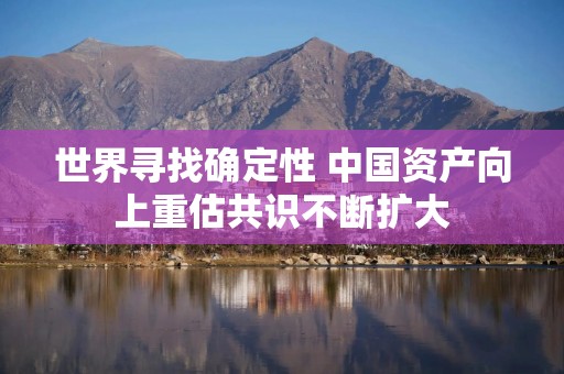 世界寻找确定性 中国资产向上重估共识不断扩大