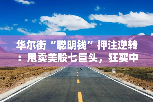 华尔街“聪明钱”押注逆转：甩卖美股七巨头，狂买中国科技股！