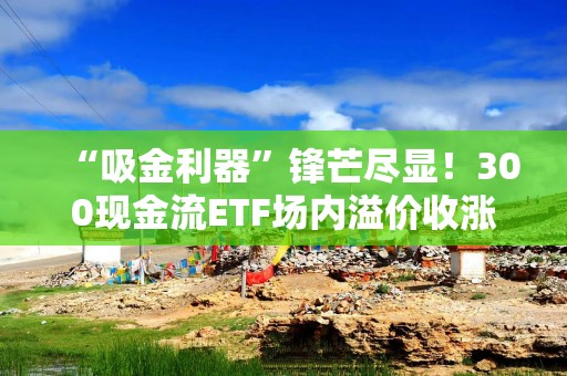 “吸金利器”锋芒尽显！300现金流ETF场内溢价收涨1.23%三连阳，基金经理火线解读