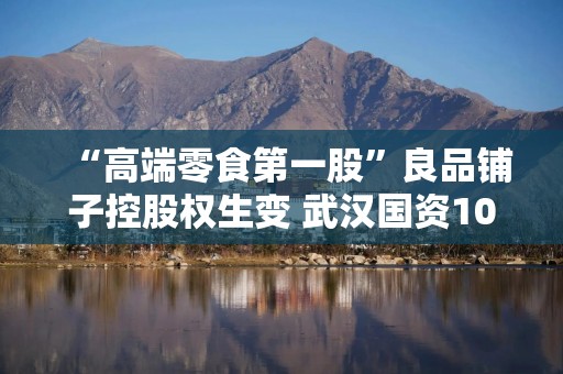 “高端零食第一股”良品铺子控股权生变 武汉国资10亿入主