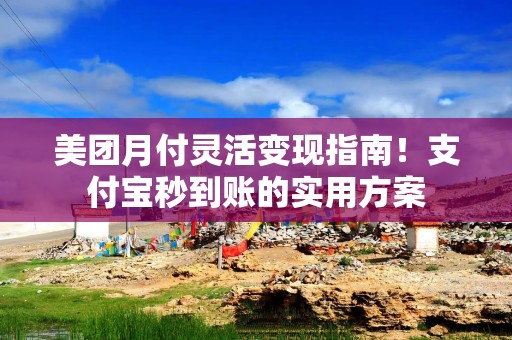 美团月付灵活变现指南！支付宝秒到账的实用方案