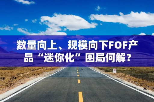 数量向上、规模向下FOF产品“迷你化”困局何解？