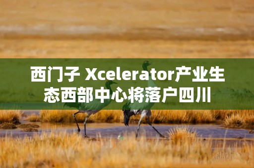 西门子 Xcelerator产业生态西部中心将落户四川
