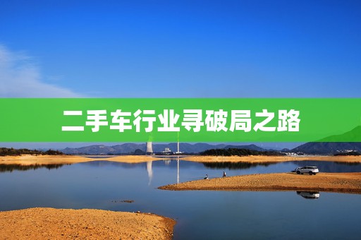 二手车行业寻破局之路
