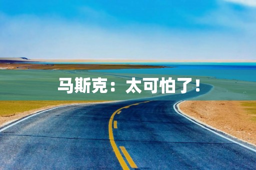 马斯克：太可怕了！