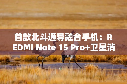 首款北斗通导融合手机：REDMI Note 15 Pro+卫星消息版上市