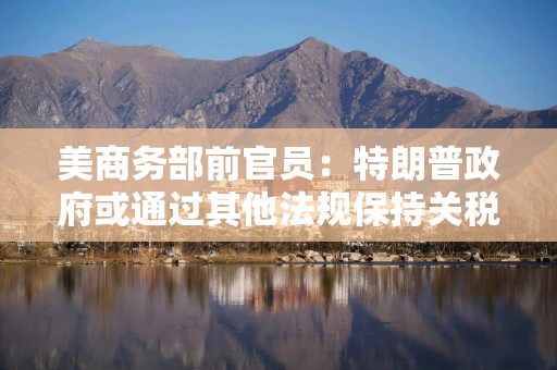 美商务部前官员：特朗普政府或通过其他法规保持关税有效