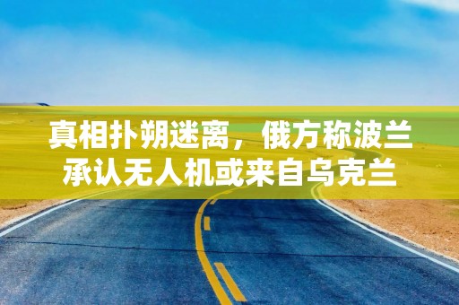 真相扑朔迷离，俄方称波兰承认无人机或来自乌克兰