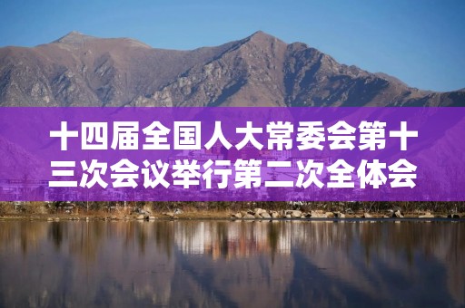 十四届全国人大常委会第十三次会议举行第二次全体会议 审议执法检查报告、专项工作报告等