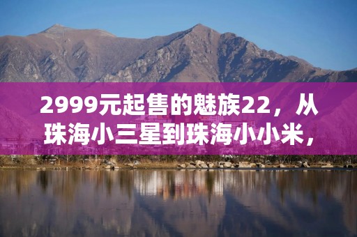 2999元起售的魅族22，从珠海小三星到珠海小小米，尚能饭否？