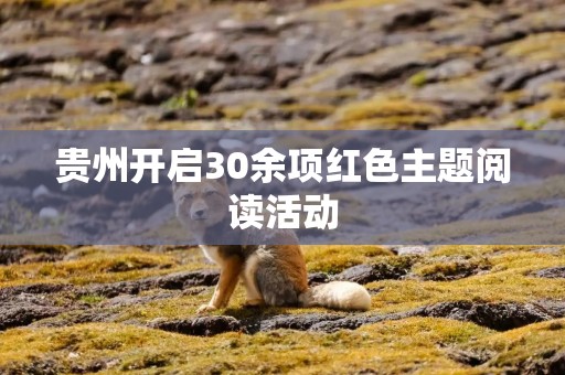贵州开启30余项红色主题阅读活动