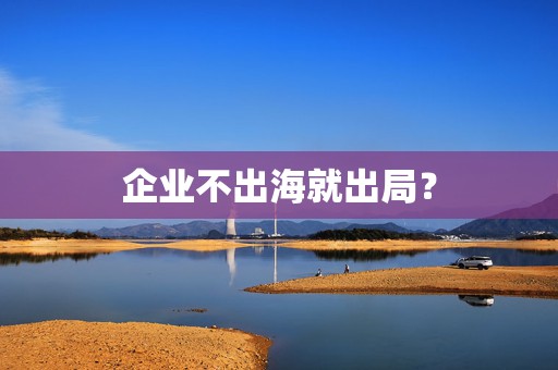 企业不出海就出局？