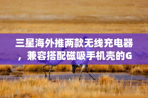 三星海外推两款无线充电器，兼容搭配磁吸手机壳的Galaxy S系手机