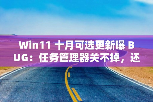 Win11 十月可选更新曝 BUG：任务管理器关不掉，还会自我复制