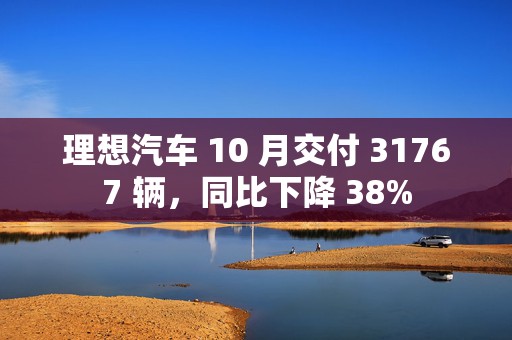 理想汽车 10 月交付 31767 辆，同比下降 38%